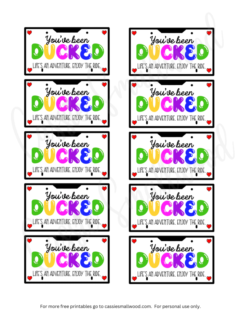 Free Printable Duck Duck Jeep Tags For Rubber Ducks - Cassie Smallwood throughout Printable Editable Free Printable Duck Duck Jeep Tags