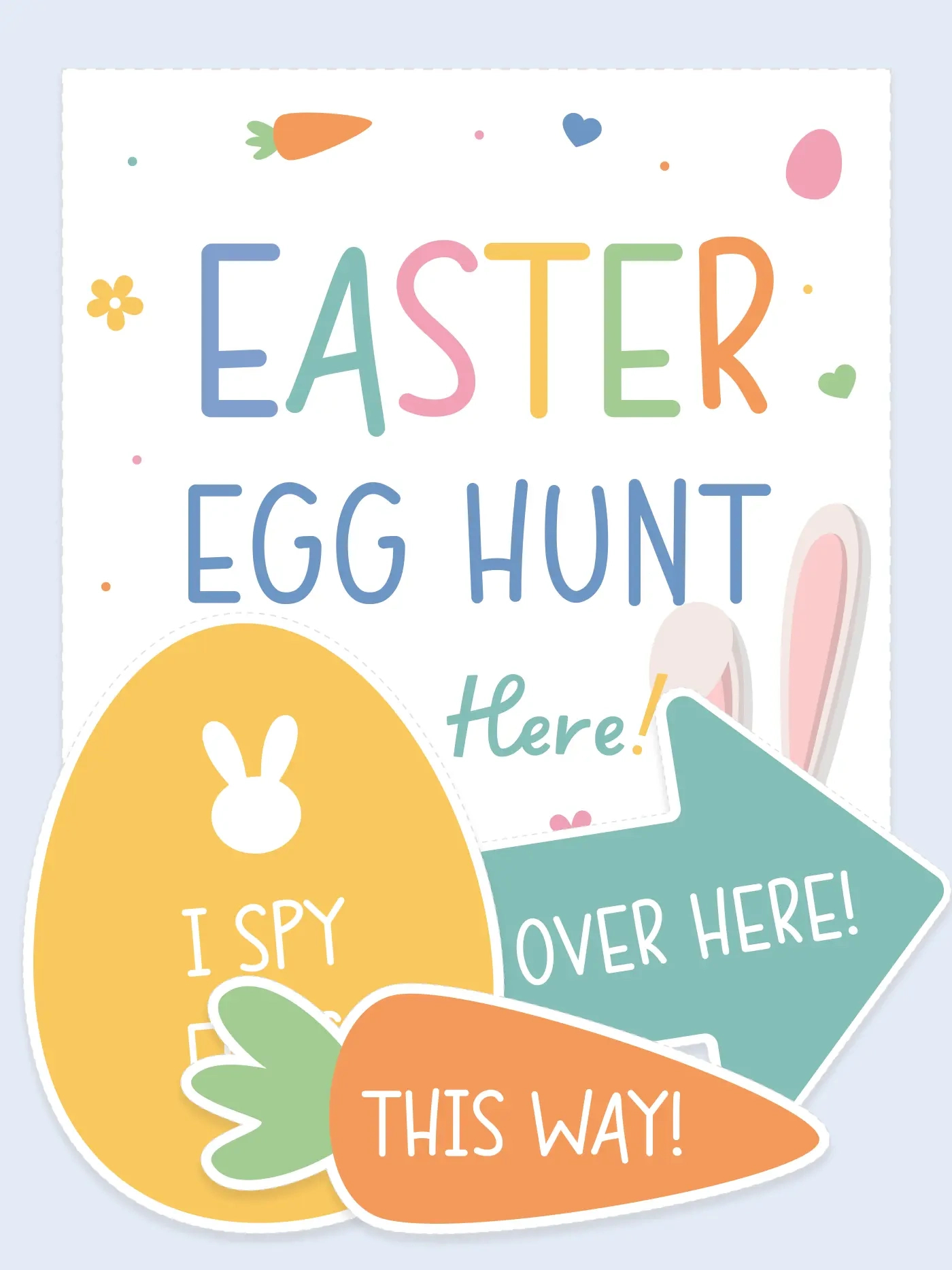 Free Printable Easter Egg Hunt Signs - Favorite Printables regarding Free Printable Easter Egg Hunt Signs
