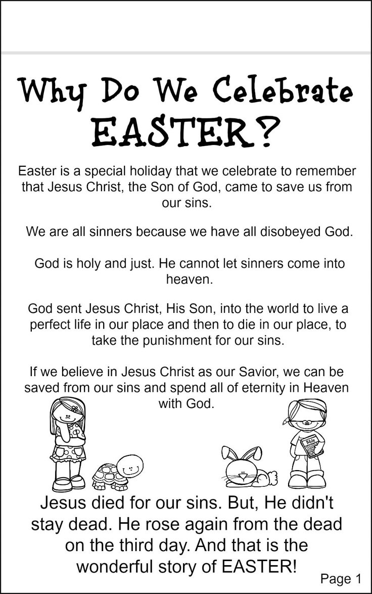 Free Printable Easter Notebook with Free Easter Story Printables