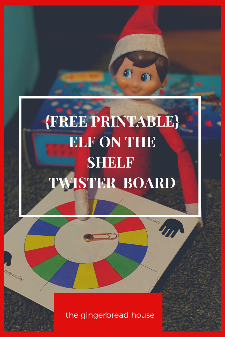 Free Printable} Elf On The Shelf Twister Game - The-Gingerbread regarding Elf Twister Free Printable
