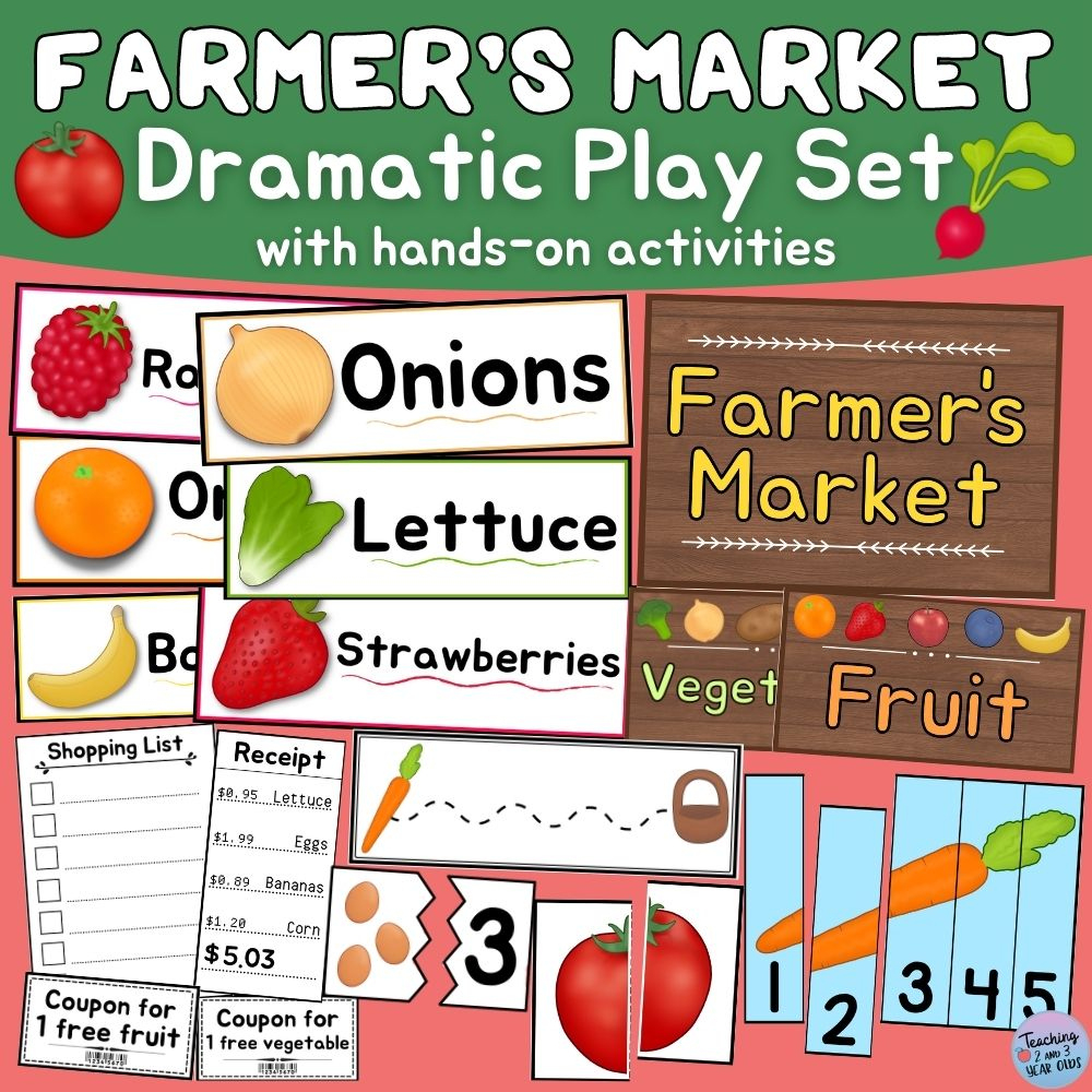 Free Printable Farm Theme Photos for Farmers Market Dramatic Play Free Printables