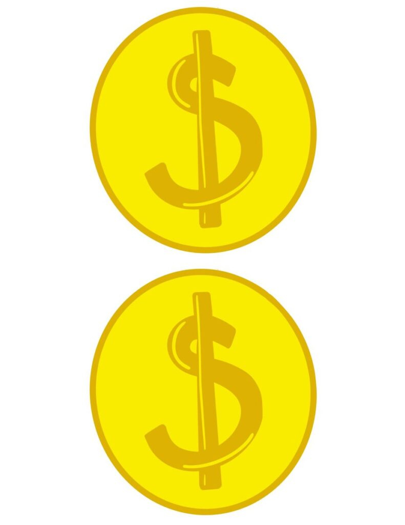 Free Printable Gold Coins For St. Patrick&amp;#039;S Day - Originalmom within Free Printable Gold Coins