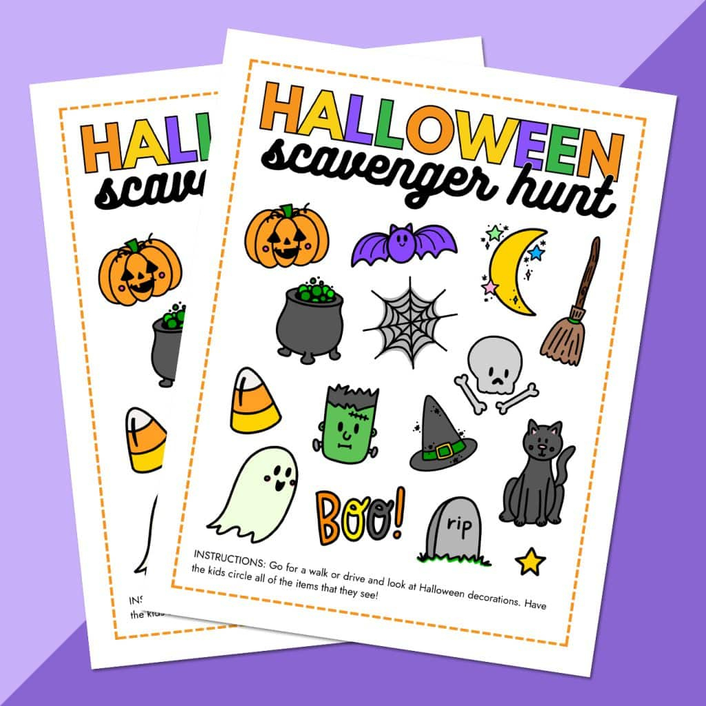 Free Printable Halloween Scavenger Hunt For All Ages - Pineapple pertaining to Halloween Scavenger Hunt Free Printable
