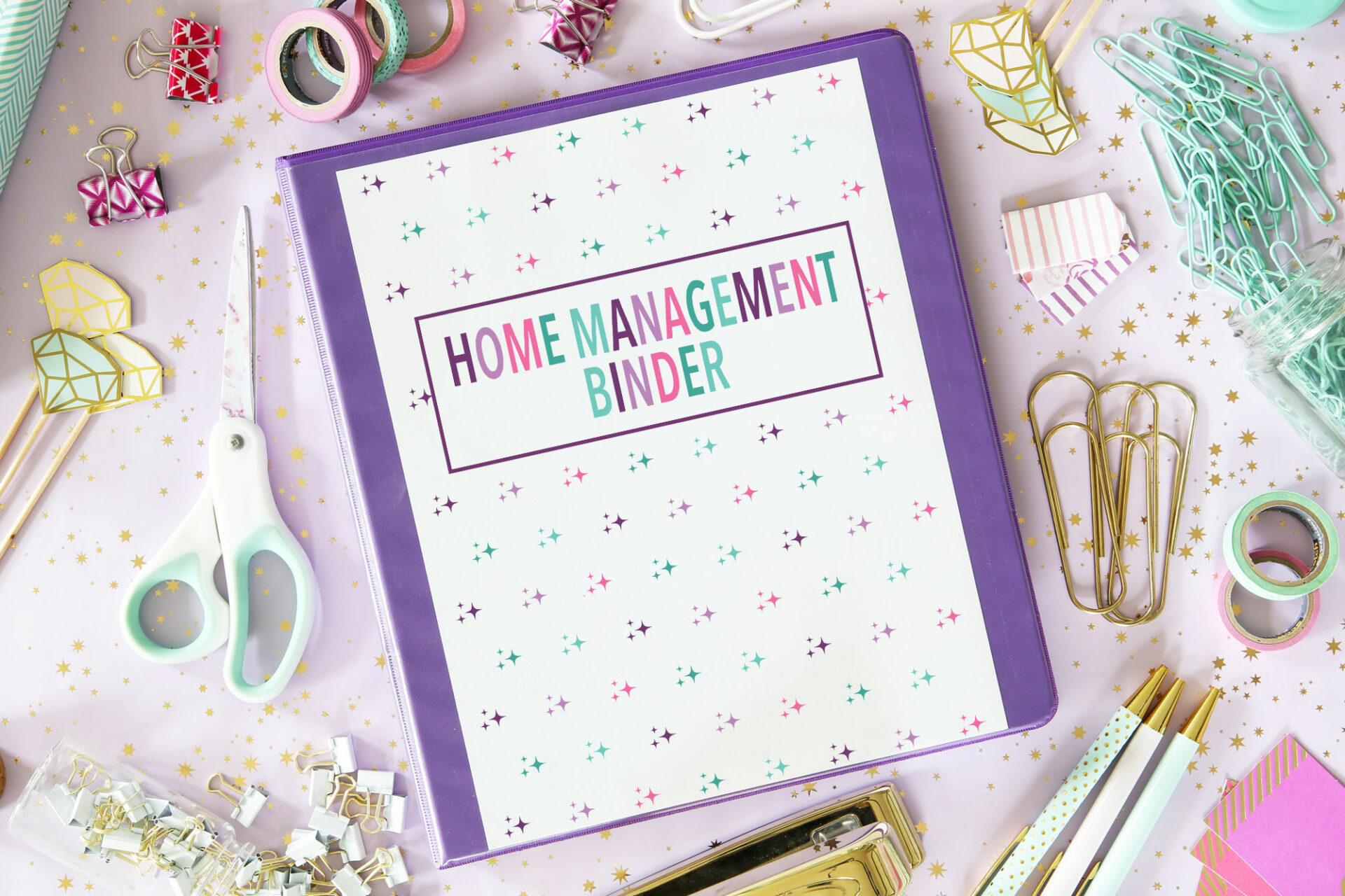 Free Printable Home Management Binder To Organize Your Life throughout Home Management Printables Free