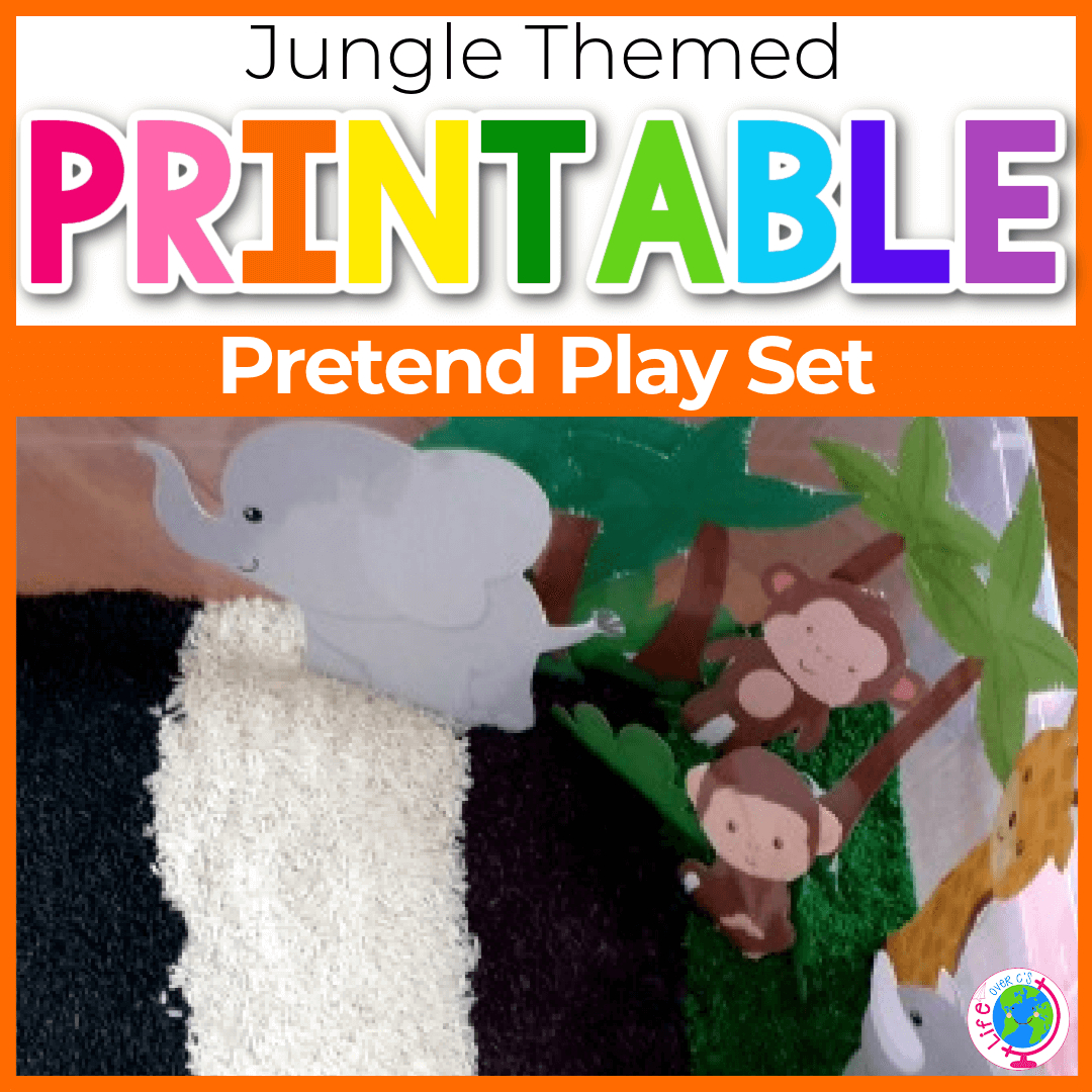 Free Printable Jungle Scene For Pretend Play - Life Over C&amp;#039;S with Free Jungle Themed Classroom Printables