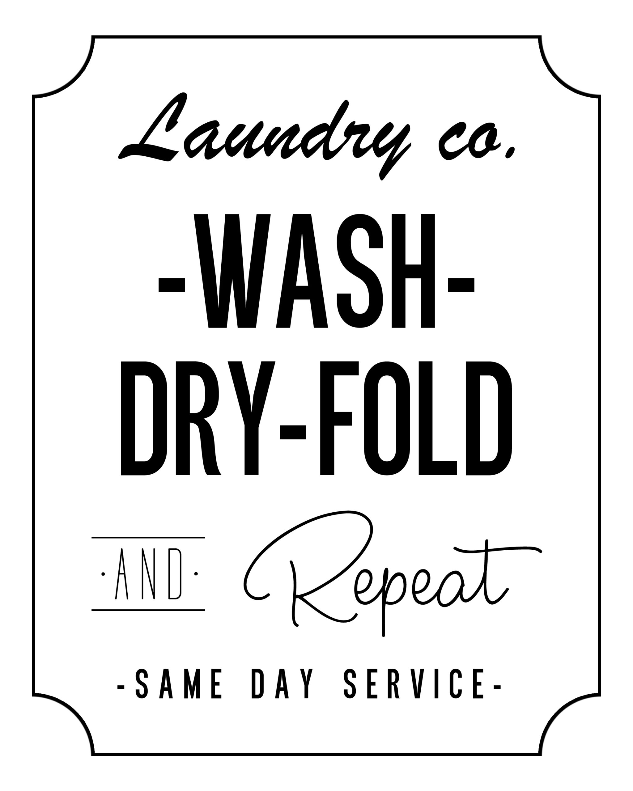 Free Printable Laundry Room Wall Art | The Cottage Market within Free Printable Laundry Room Signs