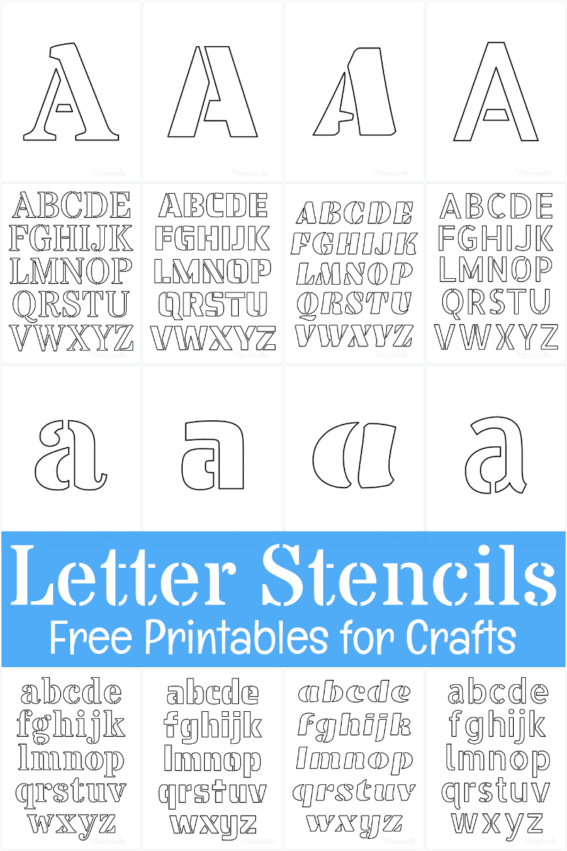 Free Printable Letter Stencils For Crafts inside 2 Inch Letter Stencils Printable Free