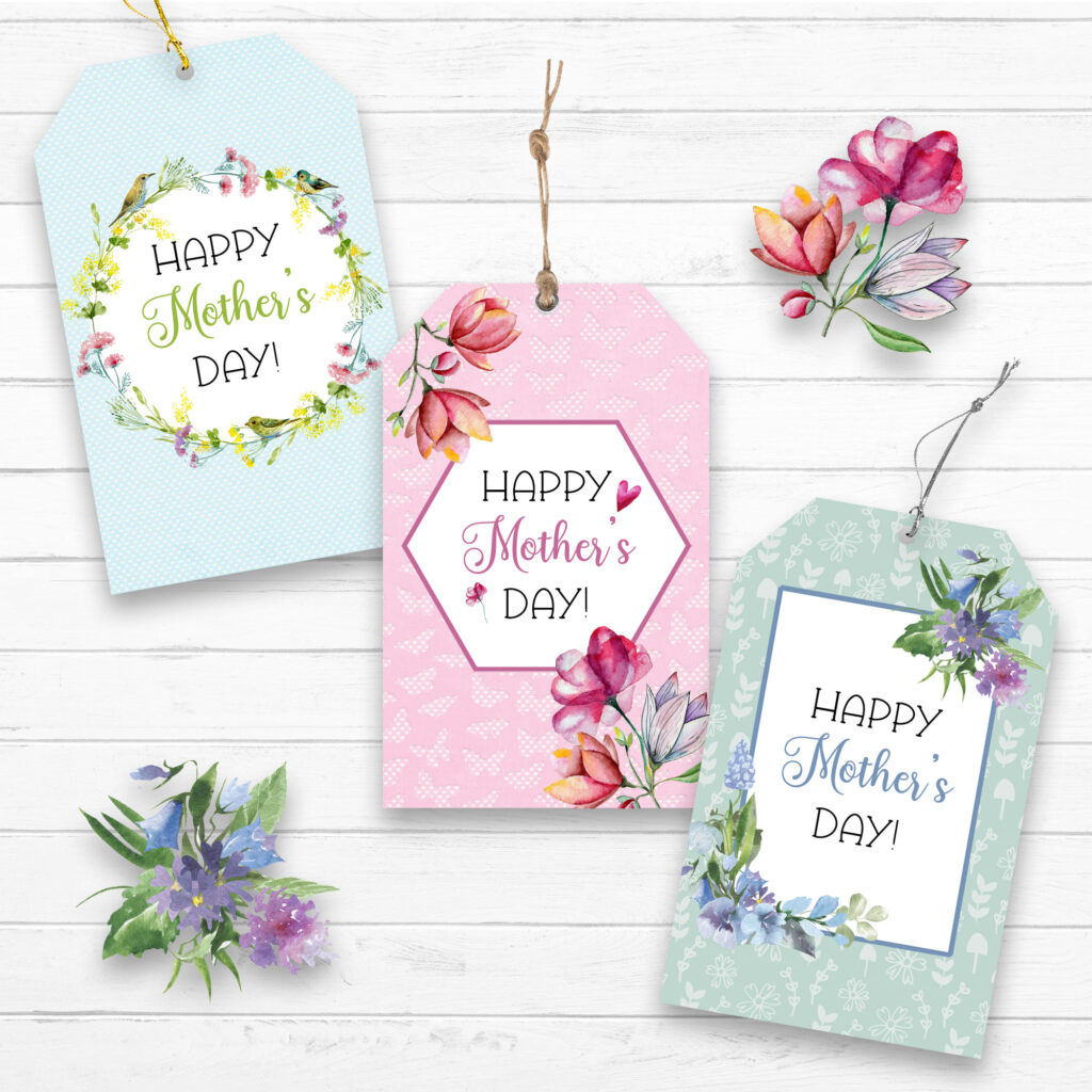 Free Printable Mother&amp;#039;S Day Tags with regard to Mothers Day Tags Printable