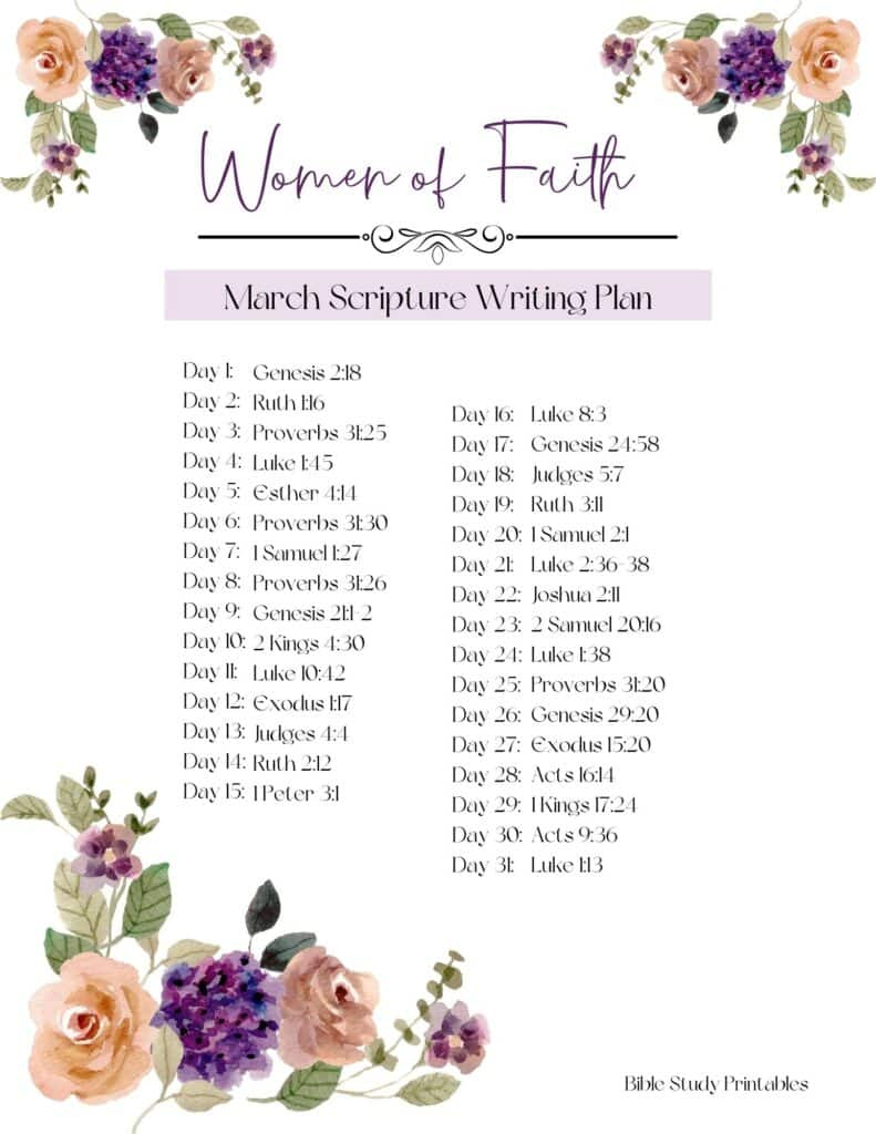 Free Printable Scripture Writing Plans pertaining to Free Printable Scripture Writing Plans