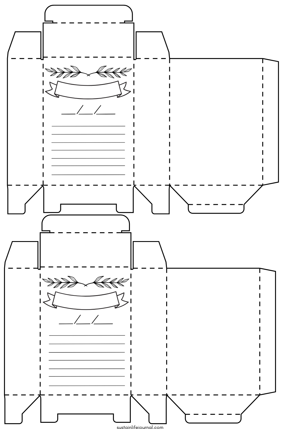 Free Printable Seed Packet Template - Sustain Life Journal with Free Printable Printable Seed Packet Template
