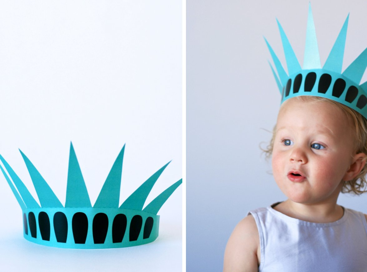 Free Printable Statue Of Liberty Crown - Paging Supermom inside Printable Statue of Liberty Crown