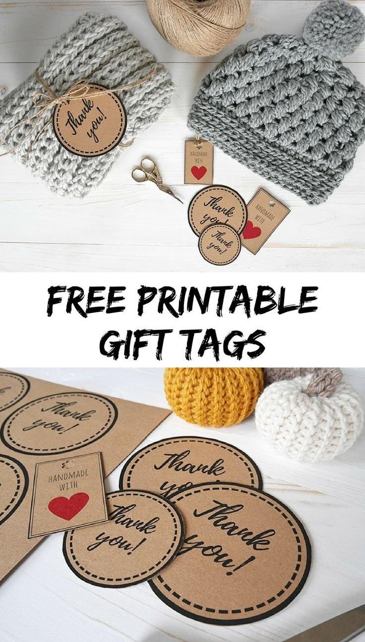 Free Printable Tags For Handmade Crochet Items in Free Printable Crochet Tags