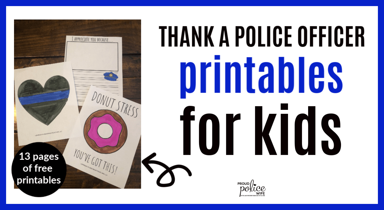Free Printable Thank You Cards For Police Officers - Printable throughout Free Printable Thank You Cards For Police Officers