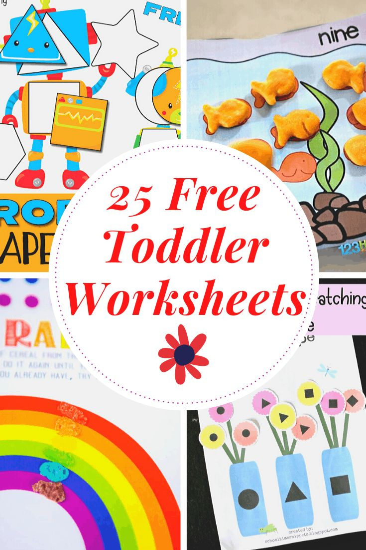 Free Printable Toddler Worksheets To Teach Basic Skills in Free Printable Activities For 2 Year Olds