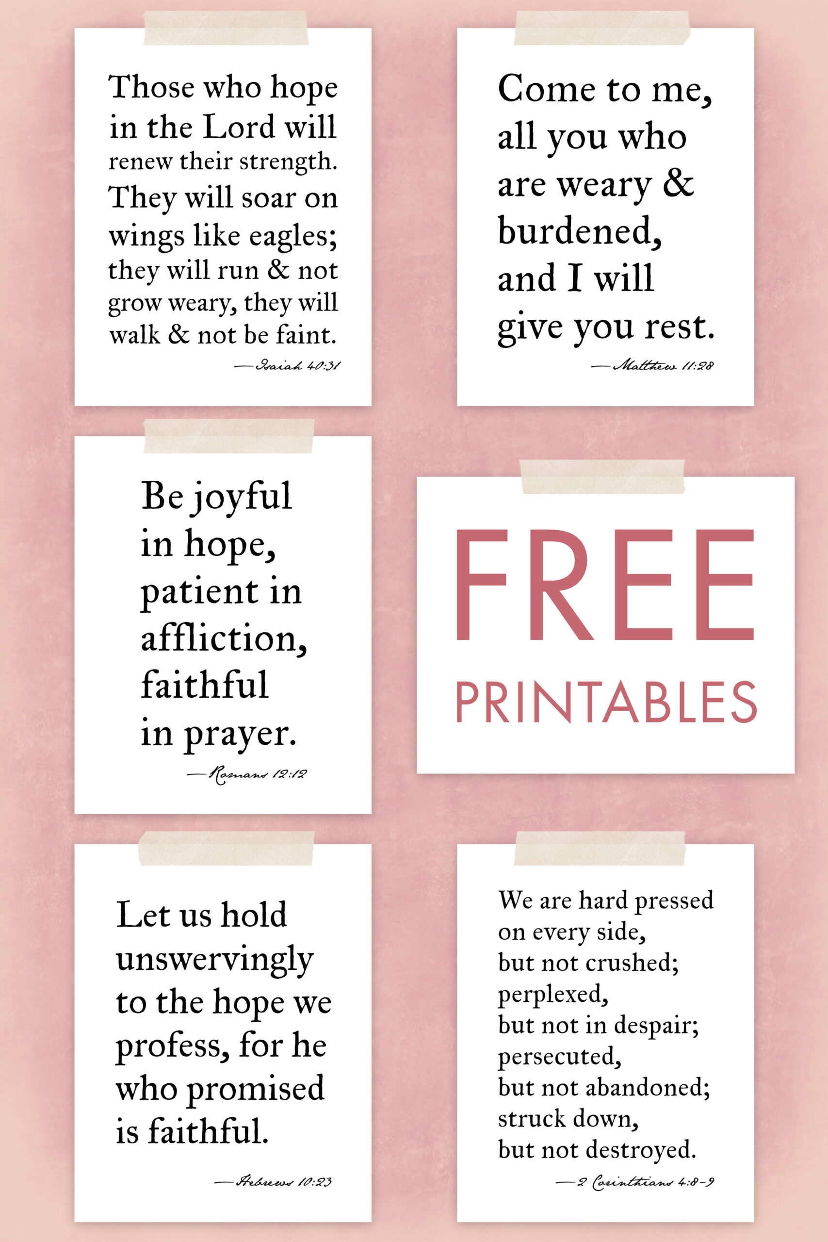 Free Printables: Bible Verse Wall Art — The Art Of Observation intended for Free Printable Bible Verse