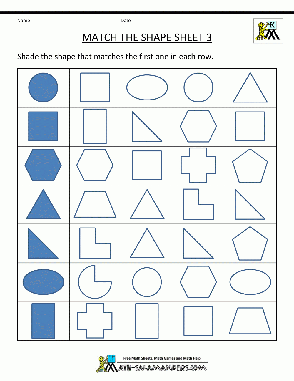 Free Shape Worksheets Kindergarten regarding Kindergarten Shapes Worksheets