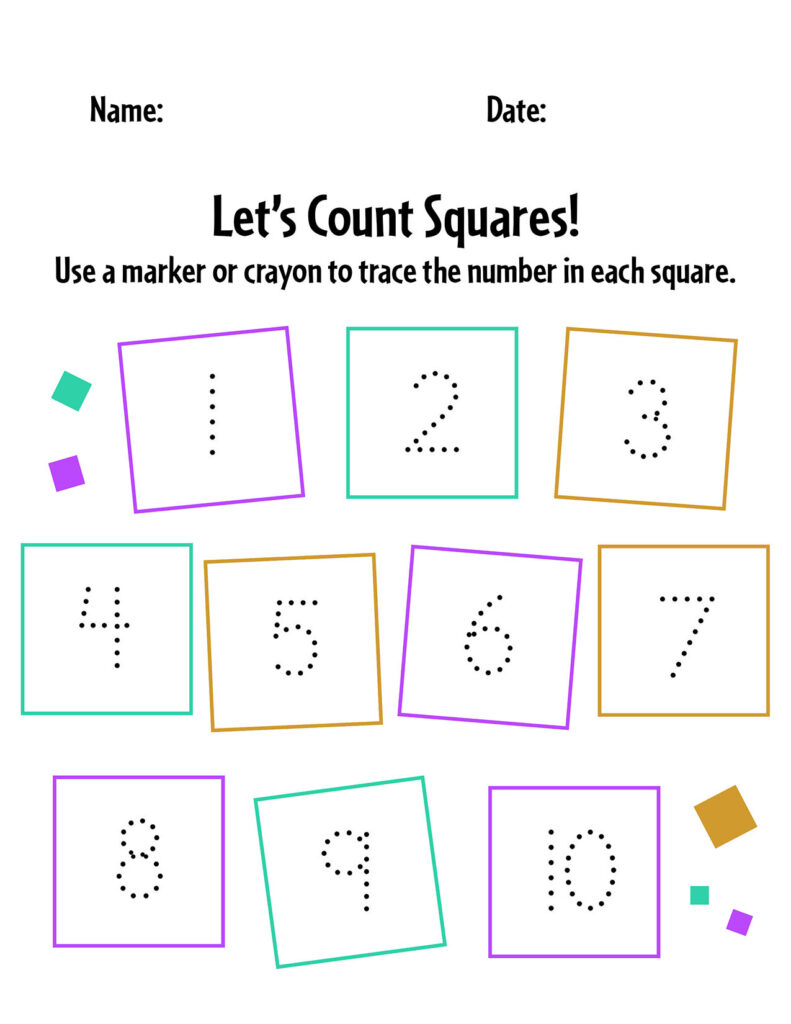 Free Square Worksheets For Preschool! ⋆ The Hollydog Blog throughout Printable Square Worksheet For Preschool