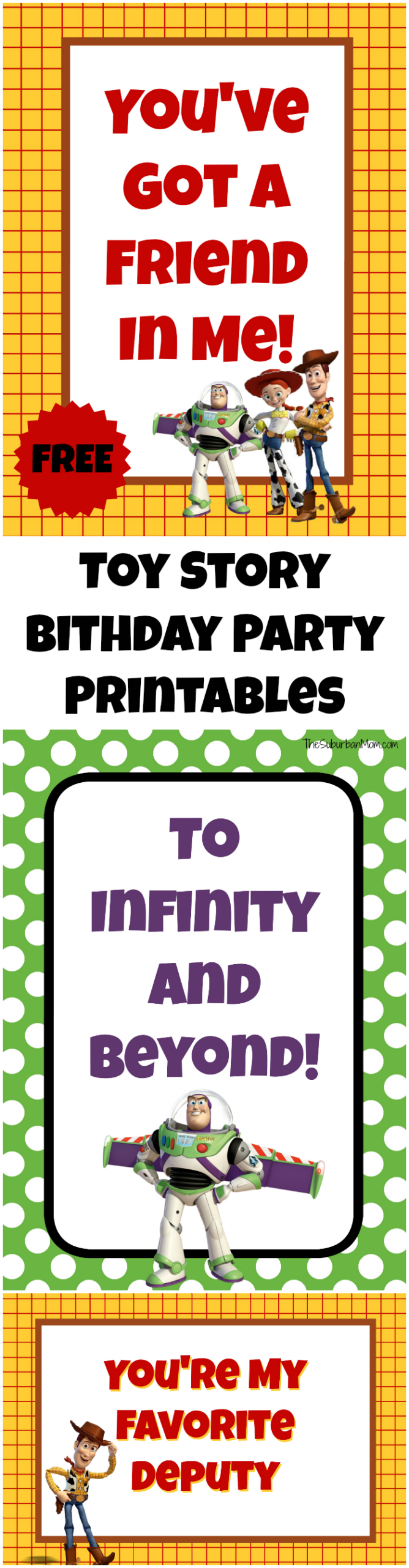 Free Toy Story Party Printables - The Suburban Mom for Toy Story Free Printables