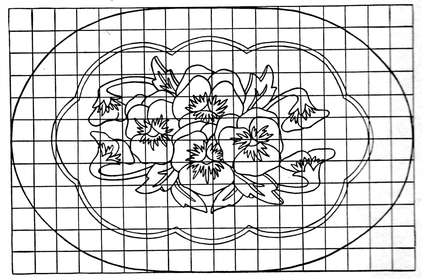 Free Vintage Hooked Rug Pattern Archives - Vintage Crafts And More throughout Free Printable Rug Hooking Patterns