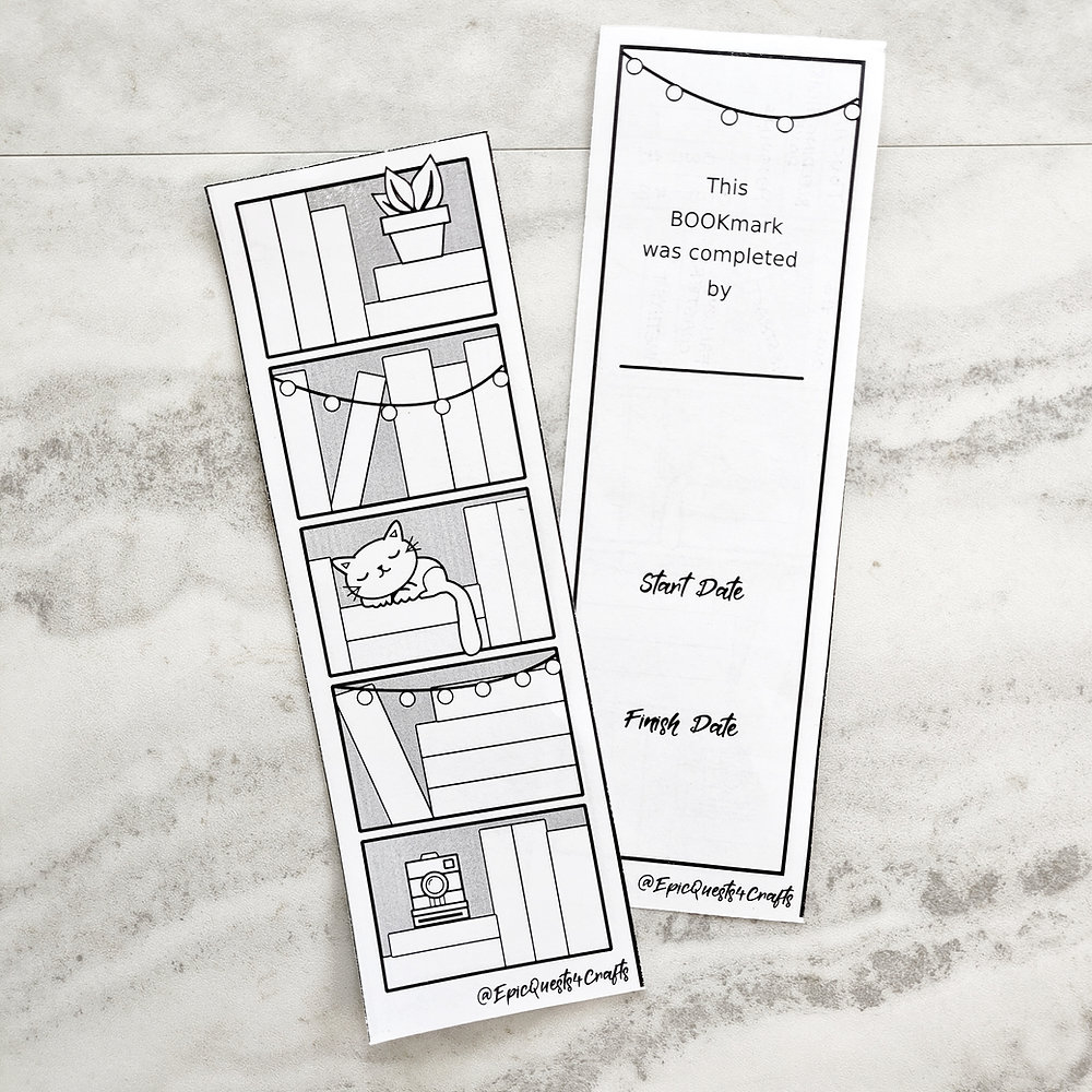 Freebie - Printable Book Bookmark intended for Book Tracker Bookmark Printable Free