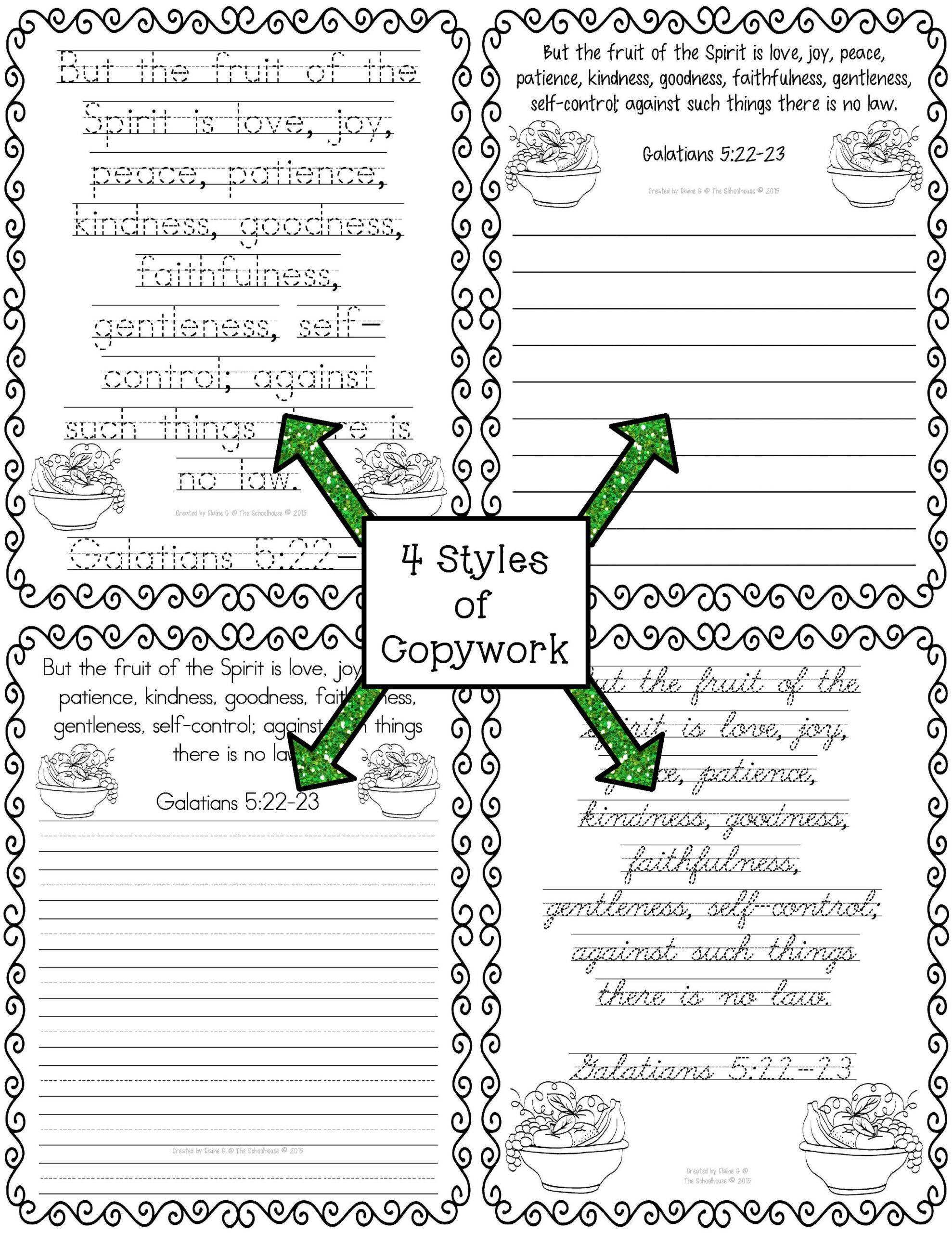 Fruit Of The Spirit Activity Pack - Classful in Printable Fruits of the Holy Spirit Worksheet