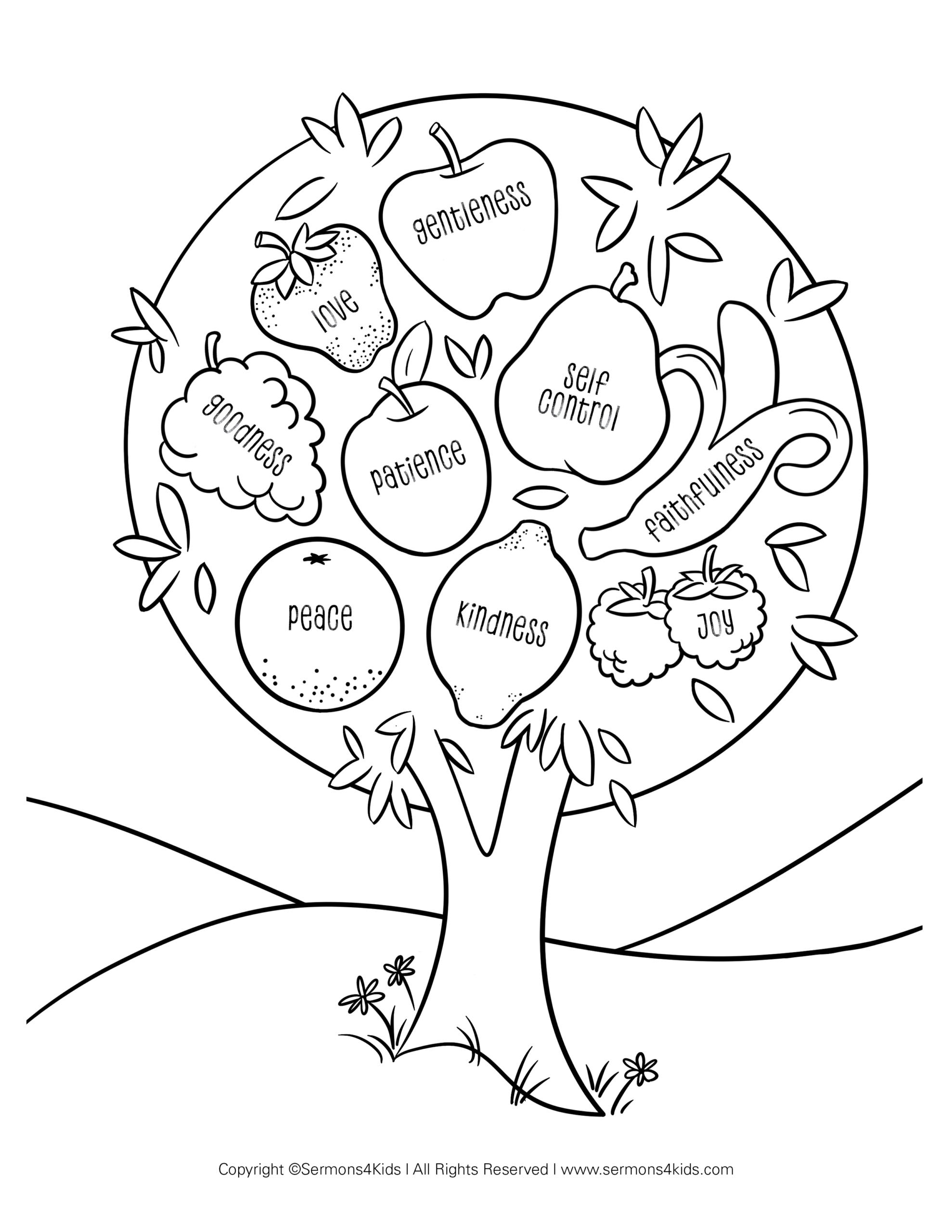 Fruit Of The Spirit | Children&amp;#039;S Sermons From Sermons4Kids with regard to Printable Fruits of the Holy Spirit Worksheet