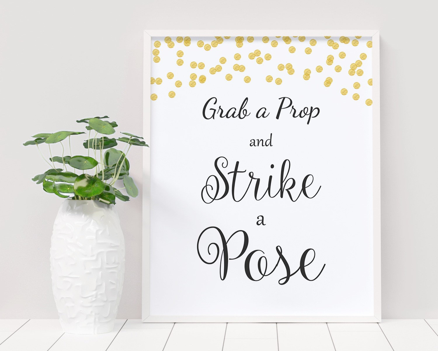 Grab A Prop And Strike A Pose Sign Printable, Photo Booth Sign throughout Grab A Prop And Strike A Pose Free Printable