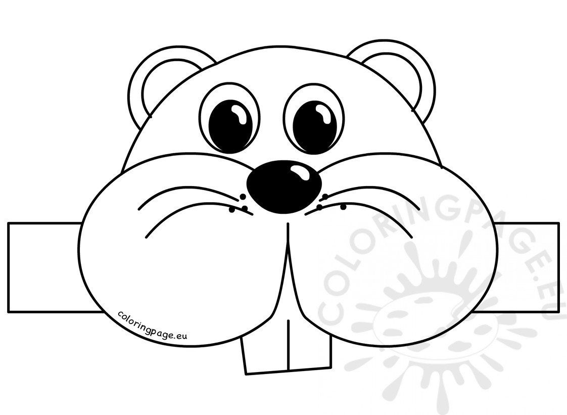 Groundhog Day Headband Craft With Free Printable Template intended for Groundhog Day Hat Printable