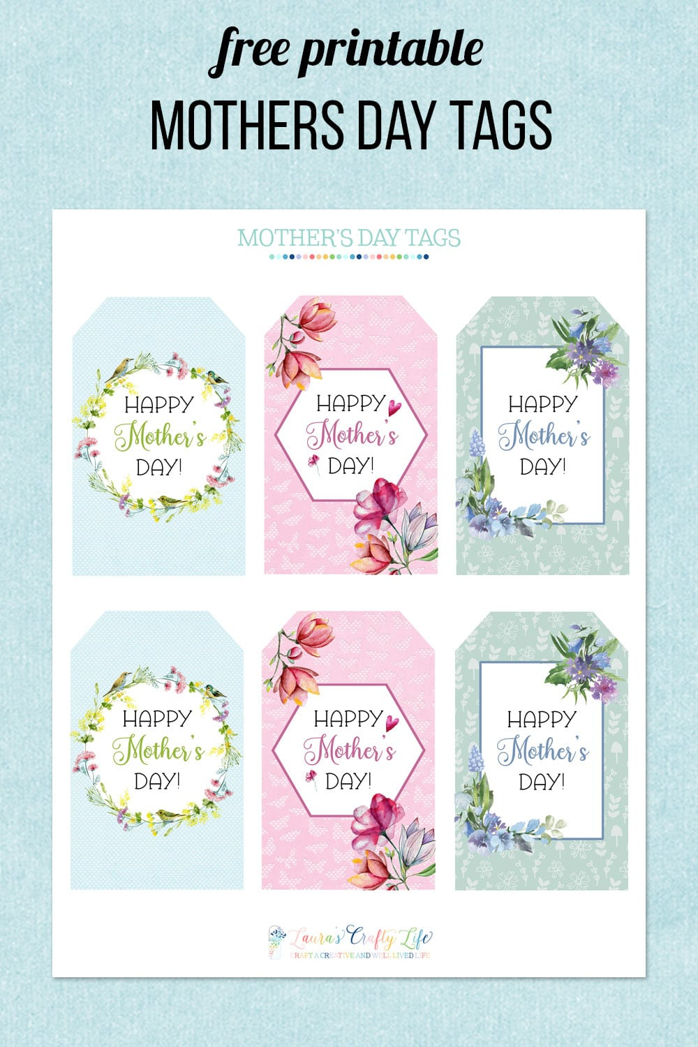 Happy Mother&amp;#039;S Day Printable Tags Printable Mother&amp;#039;S Day Stickers, Mother&amp;#039;S Day Gift Tags, Instant intended for Mothers Day Tags Printable