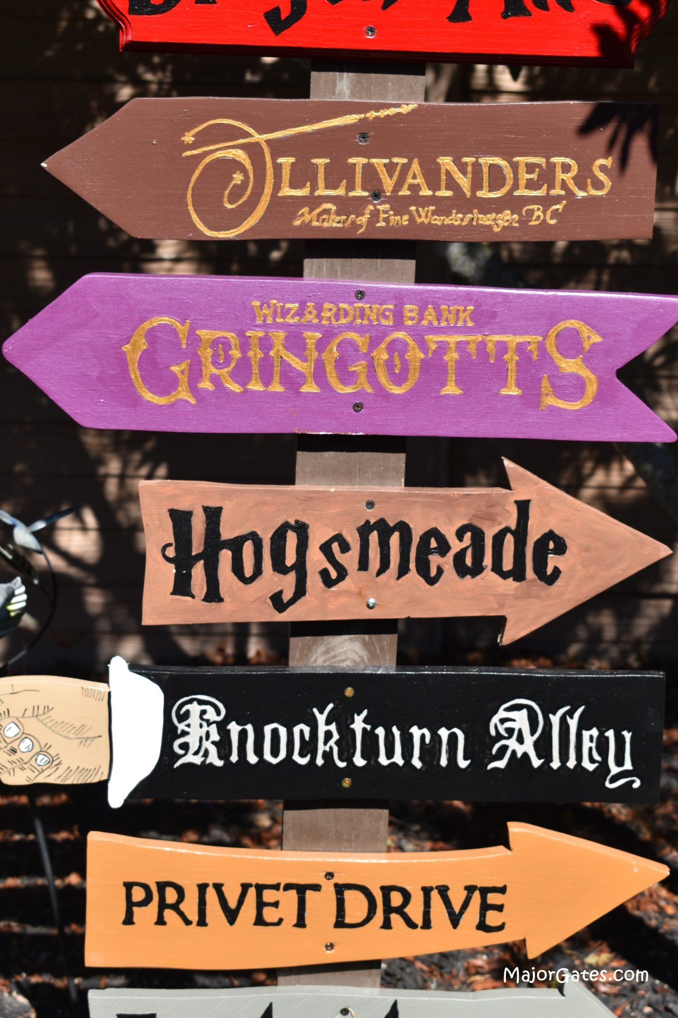 Harry Potter Directional Sign · Major Gates throughout Harry Potter Directional Sign Printable Free