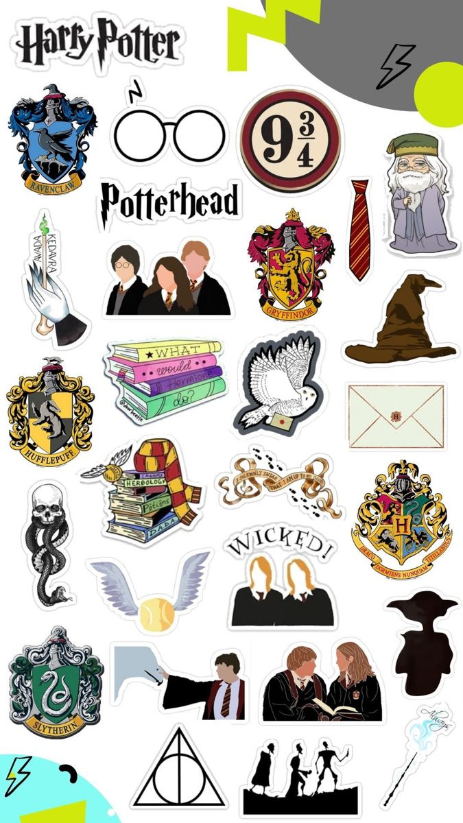 Harry Potter Printable Stickers with Harry Potter Printable Stickers