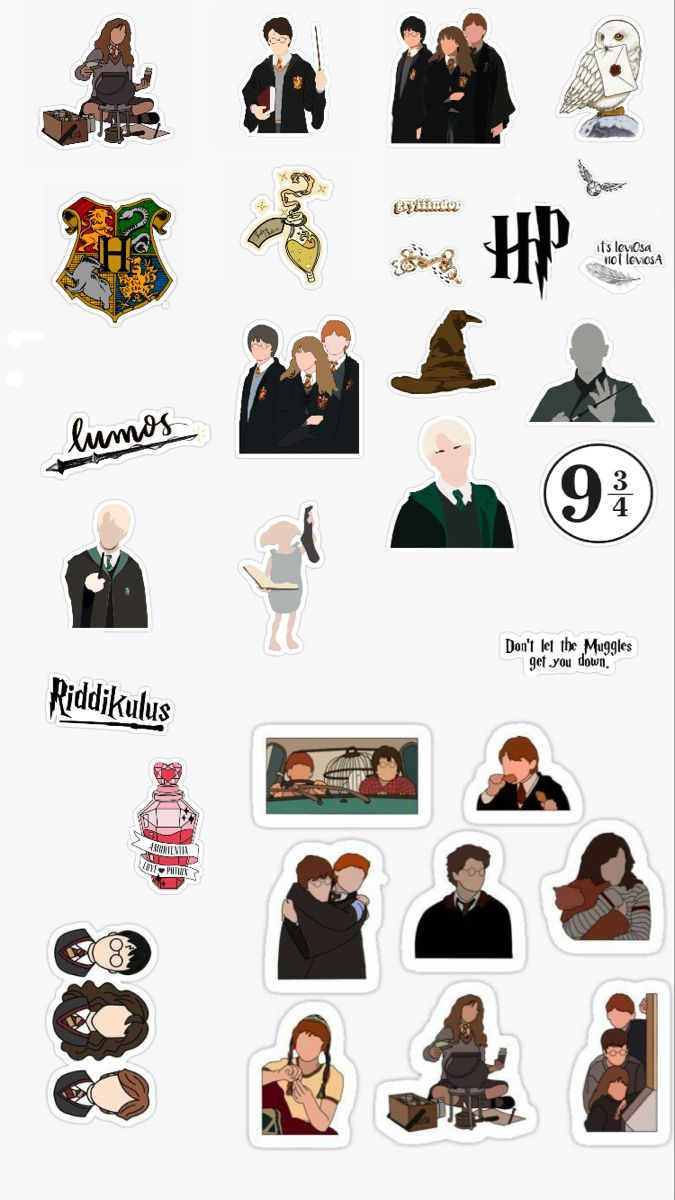 Harry Potter Stickers pertaining to Harry Potter Printable Stickers