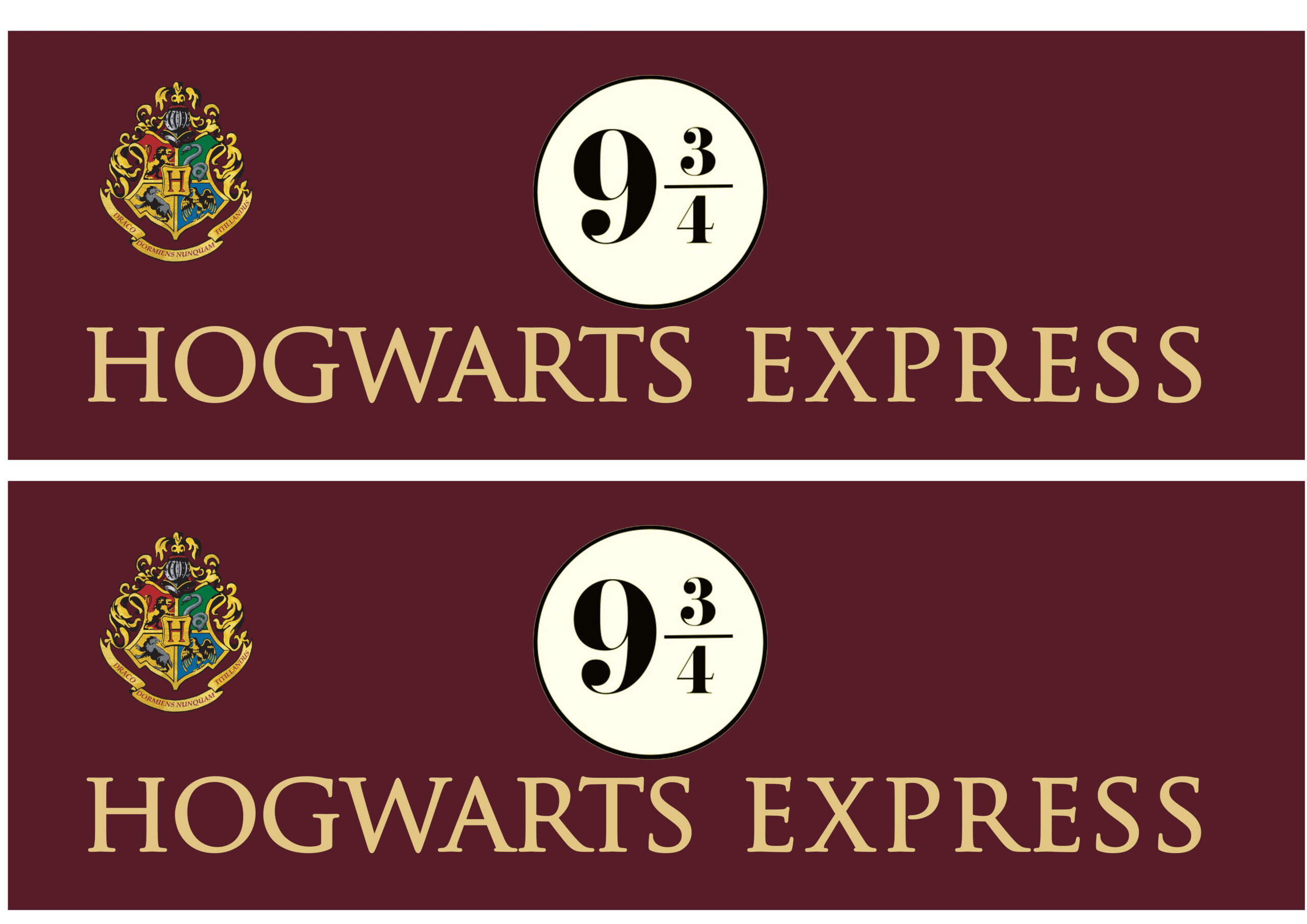 Hogwarts Express Free Downloadable Signage Via Brytontaylor with regard to Hogwarts Express Printable Sign