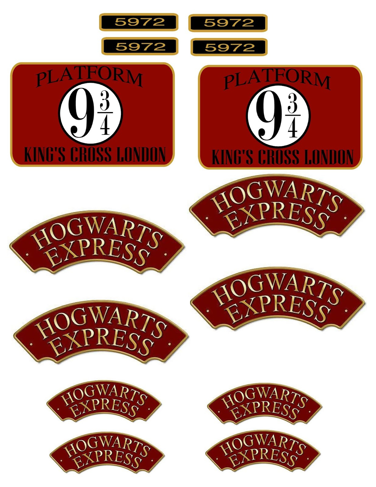 Hollyshome Family Life: Harry Potter&amp;#039;S Hogwarts Express Diorama inside Hogwarts Express Printable Sign