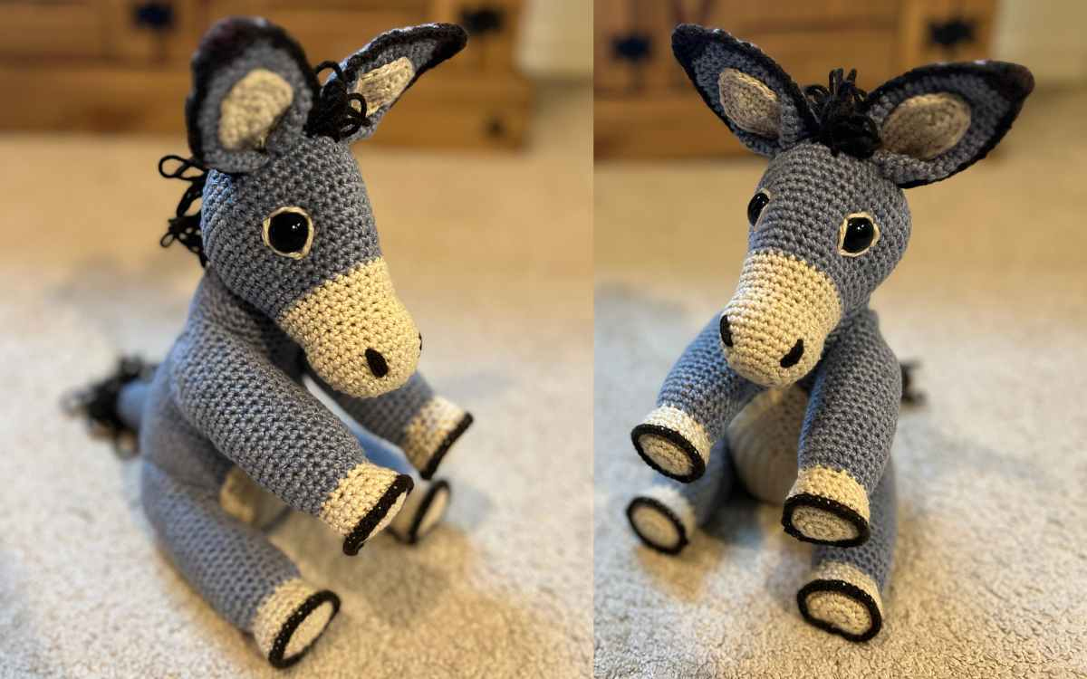 How To Crochet A Donkey - Free Amigurumi Pattern pertaining to Free Printable Crochet Donkey Pattern Free