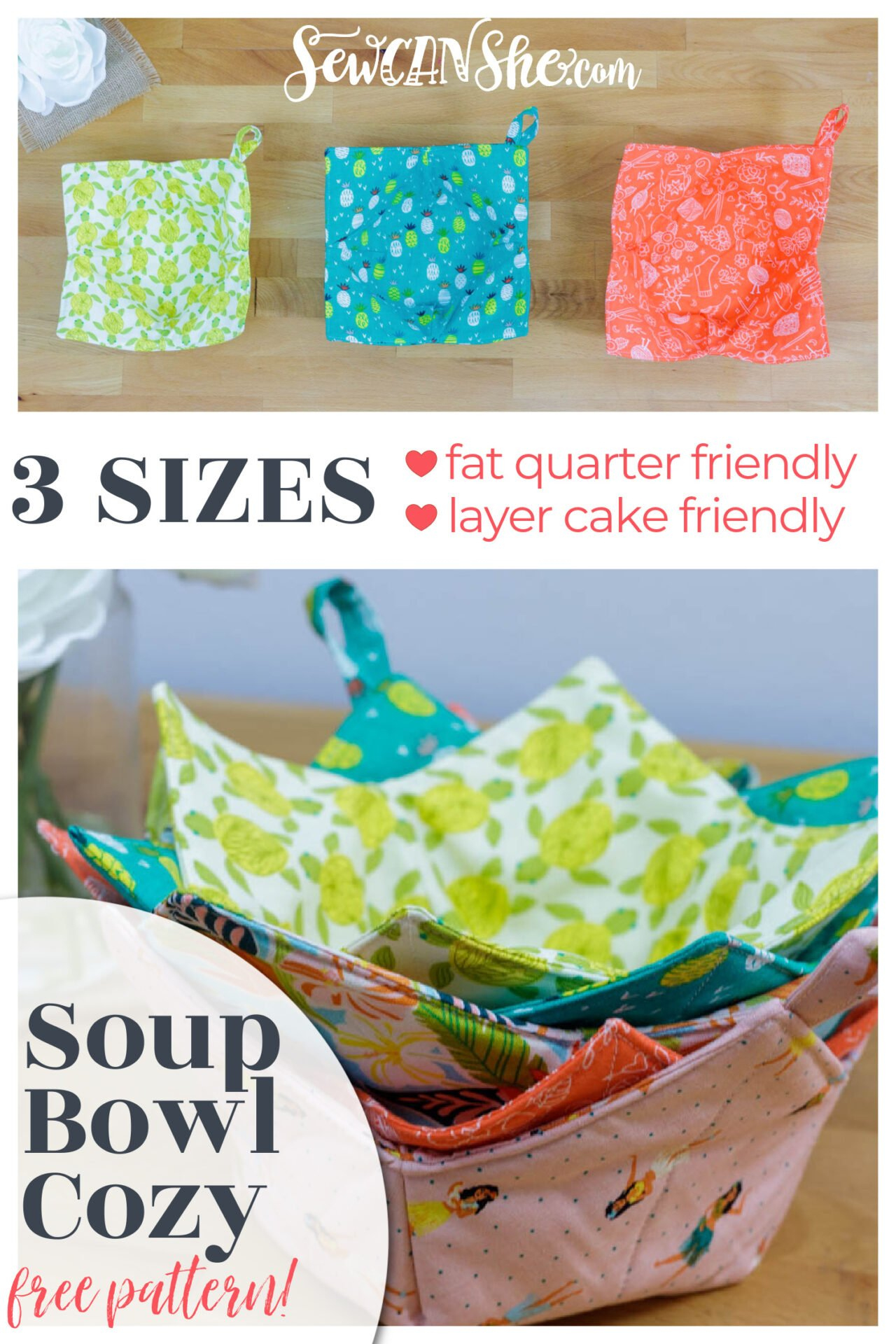 How To Make A Bowl Cozy (Stepstep Free Pattern With 3 Sizes) with regard to Free Printable Microwave Plate Cozy Pattern