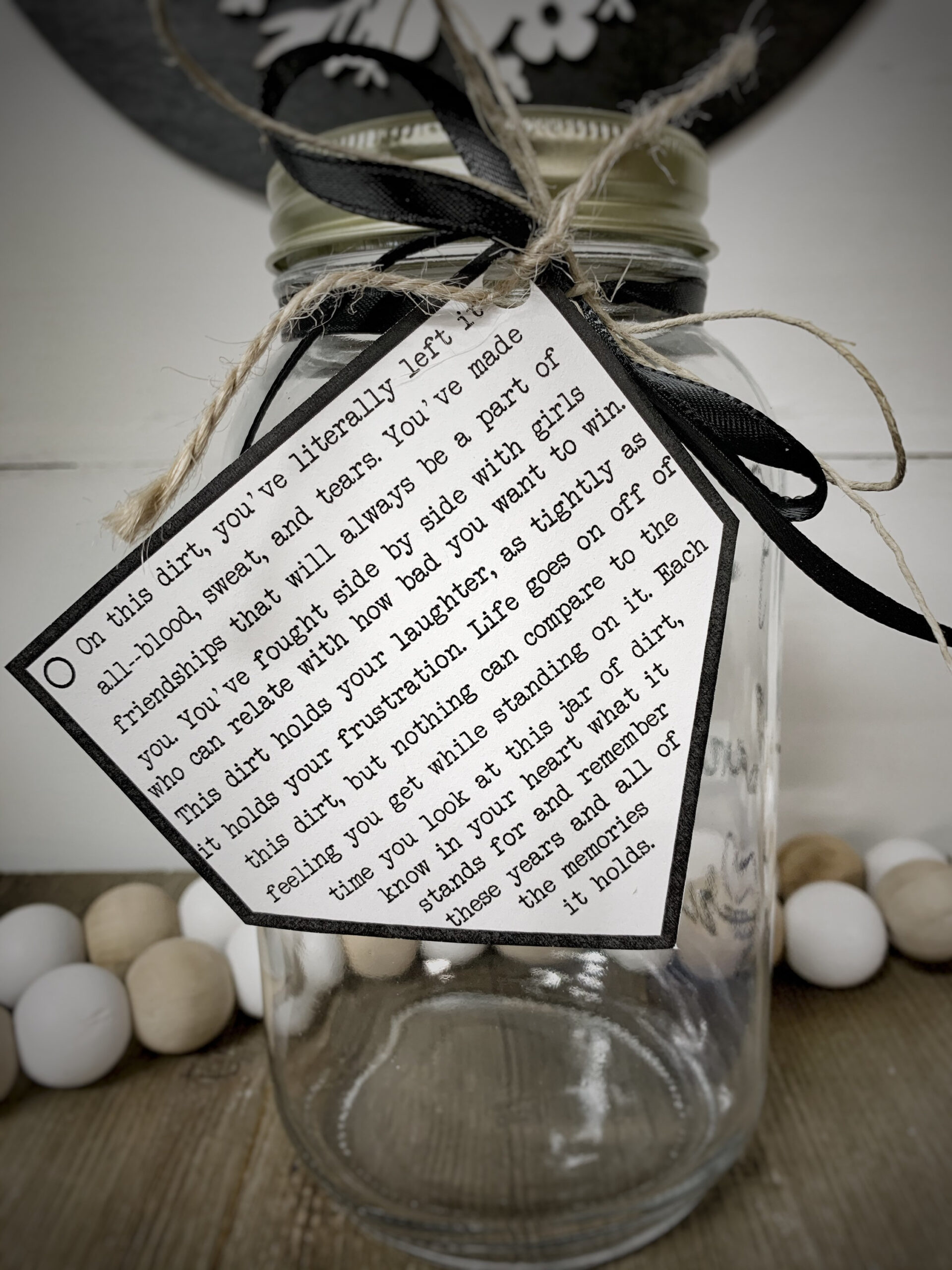 Jar Of Dirt Softball Girls Team Printable Instant Download Digital pertaining to Softball Dirt Poem Printable