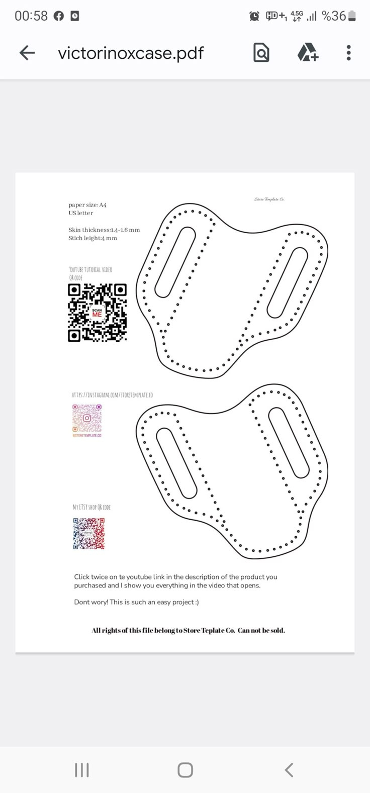 Knife Sheath Template Pattern, Pocket Knife Case Pdf, Leather within Free Printable Knife Sheath Patterns