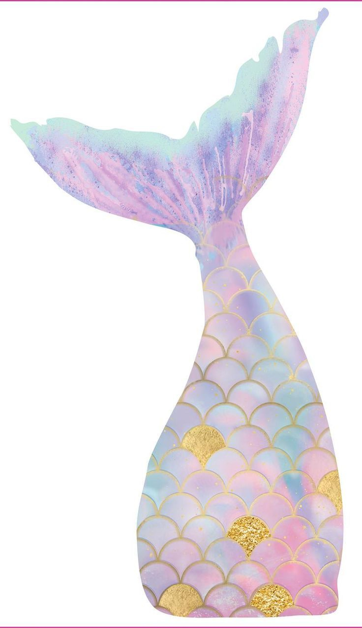 Large Mermaid Tail Party Decoration Printable Mermaid Cutout regarding Mermaid Tail Topper Printable