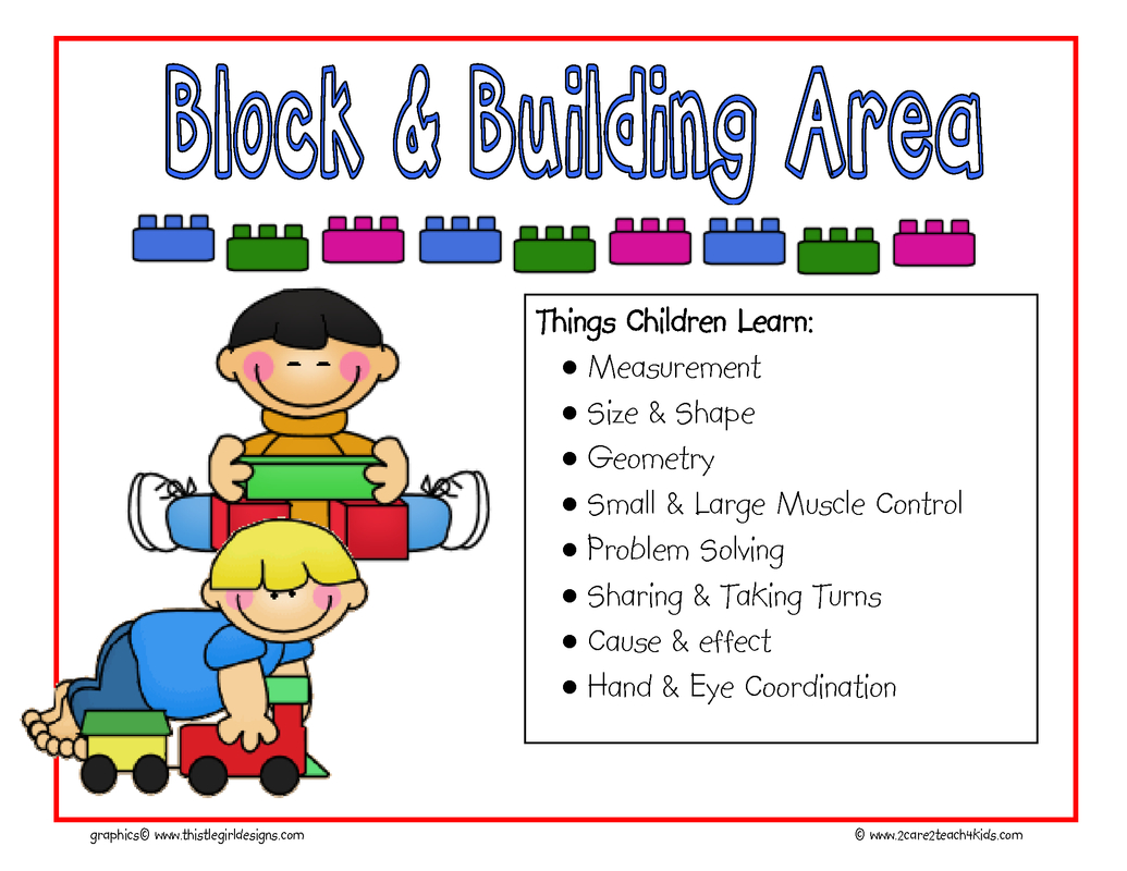 Learning Centers- Free Printable Resources -2Care2Teach4Kids with Free Printable Preschool Center Signs With Objectives