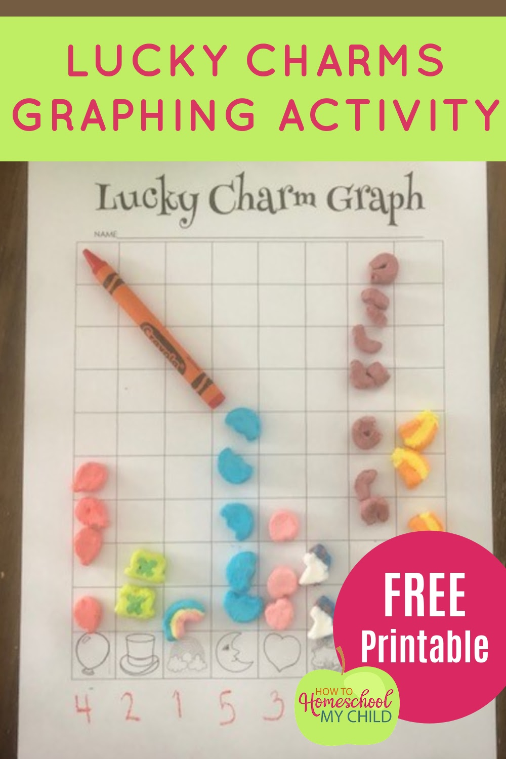 Lucky Charms Graphing Printable - How To Homeschool My Child throughout Free Lucky Charms Graphing Printable