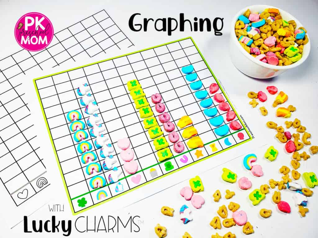 Lucky Charms Math Printables - Preschool Mom in Free Lucky Charms Graphing Printable