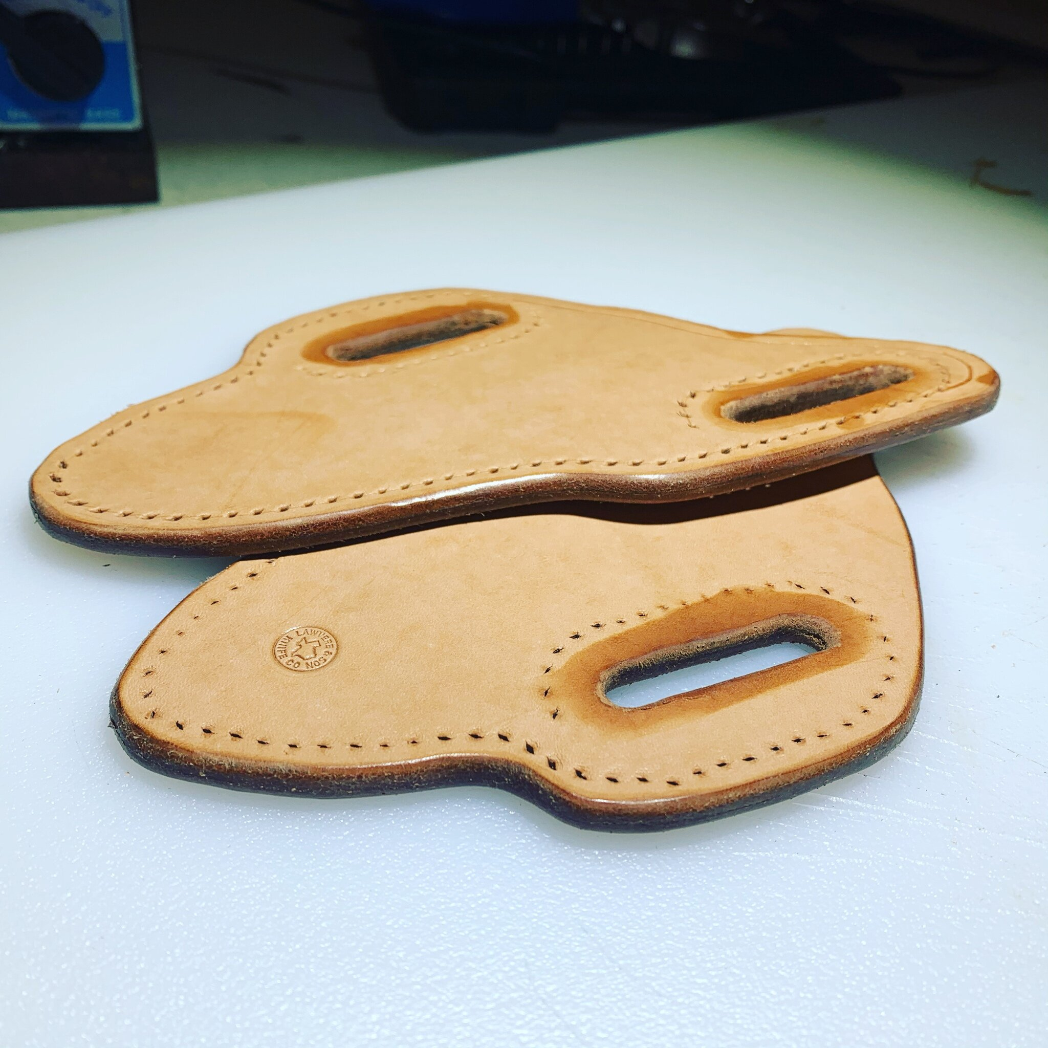 Making A 45 Degree Pancake Knife Sheath — Lawvere &amp;amp; Son Knife Co. for Free Printable Knife Sheath Patterns