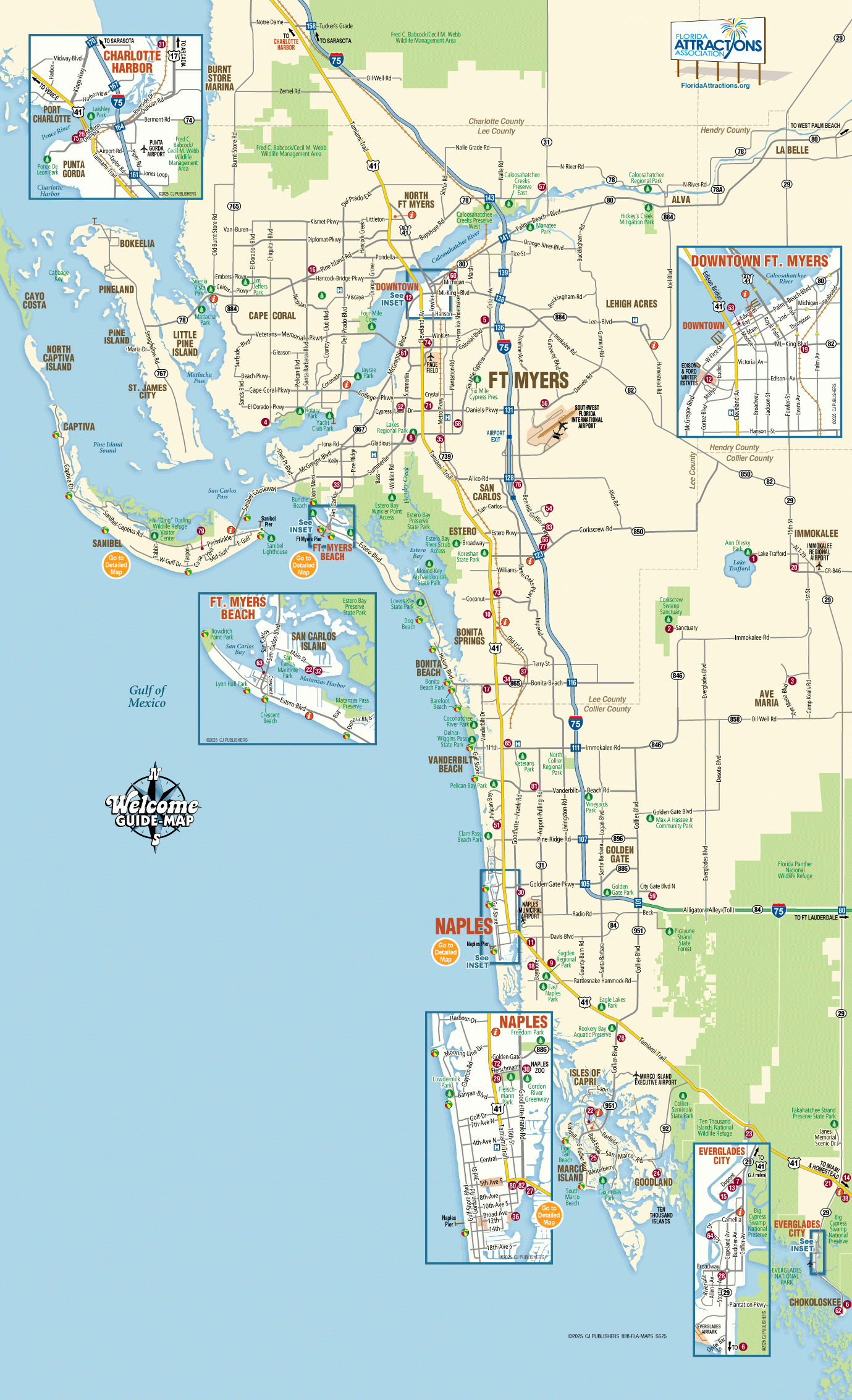 Map Of Southwest Florida - Welcome Guide-Map To Fort Myers pertaining to Printable Map Of Naples Florida