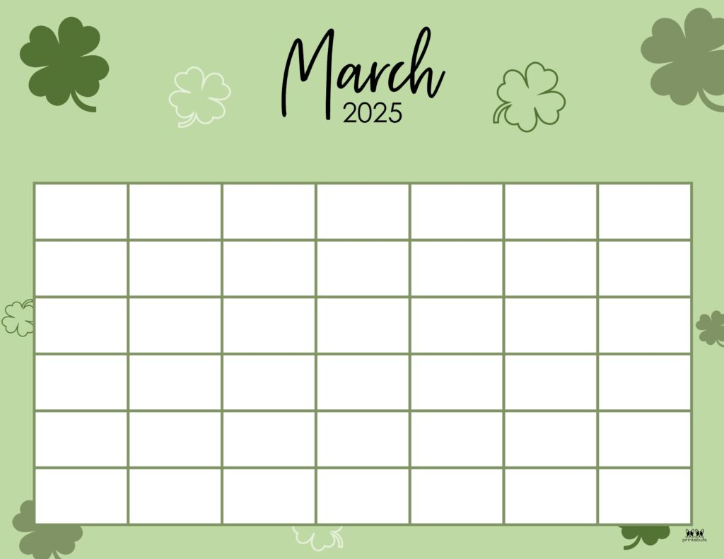 March 2025 Calendars - 107 Free Printables | Printabulls inside March 2025 Printable Calendar Free
