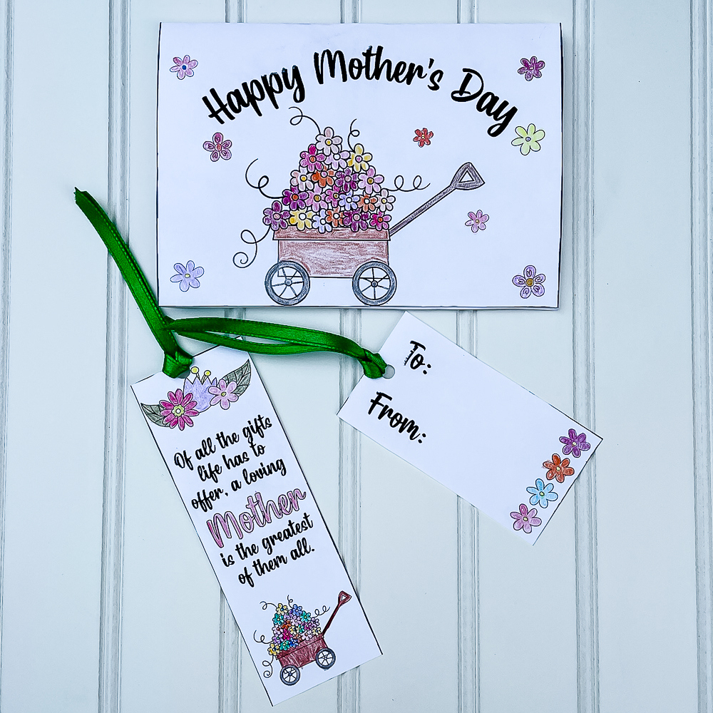 Mother&amp;#039;S Day Printable Card, Bookmark, And Gift Tag - Sweet Pea for Free Printable Mother&amp;amp;#039;s Day Bookmarks