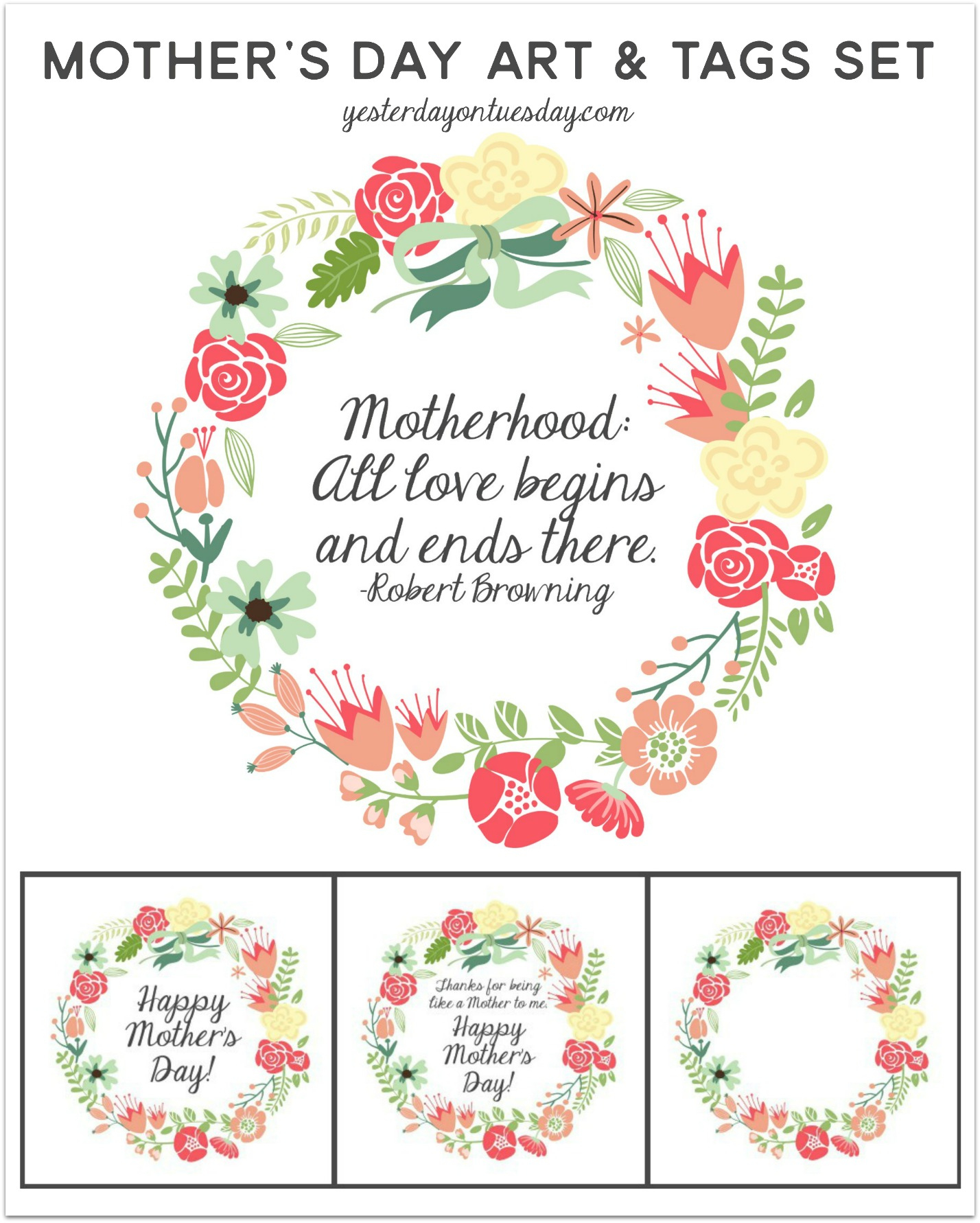 Mothers Day Tags Printables Free Sales inside Mother&amp;#039;S Day Tags Printable