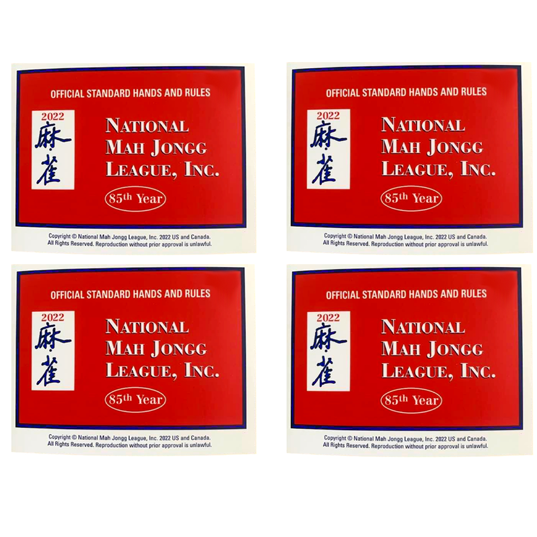 National Mah Jongg League 2022 Card (4 Pack) Where The Winds Blow in Printable Mahjong Card 2022