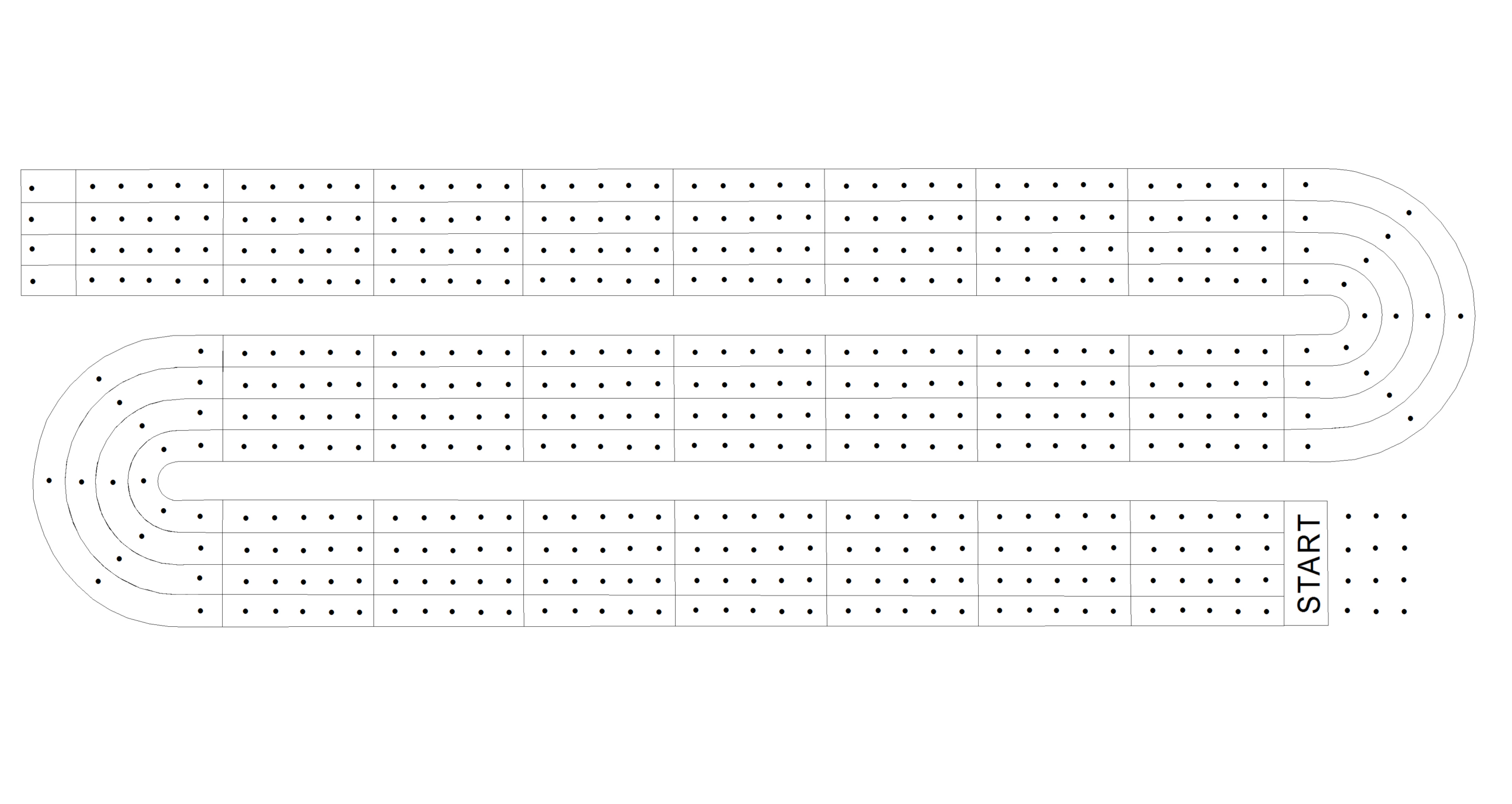 Need A Bit Of Help With Cribbage Board Template - Inkscape Help inside Free Printable Cribbage Board Templates