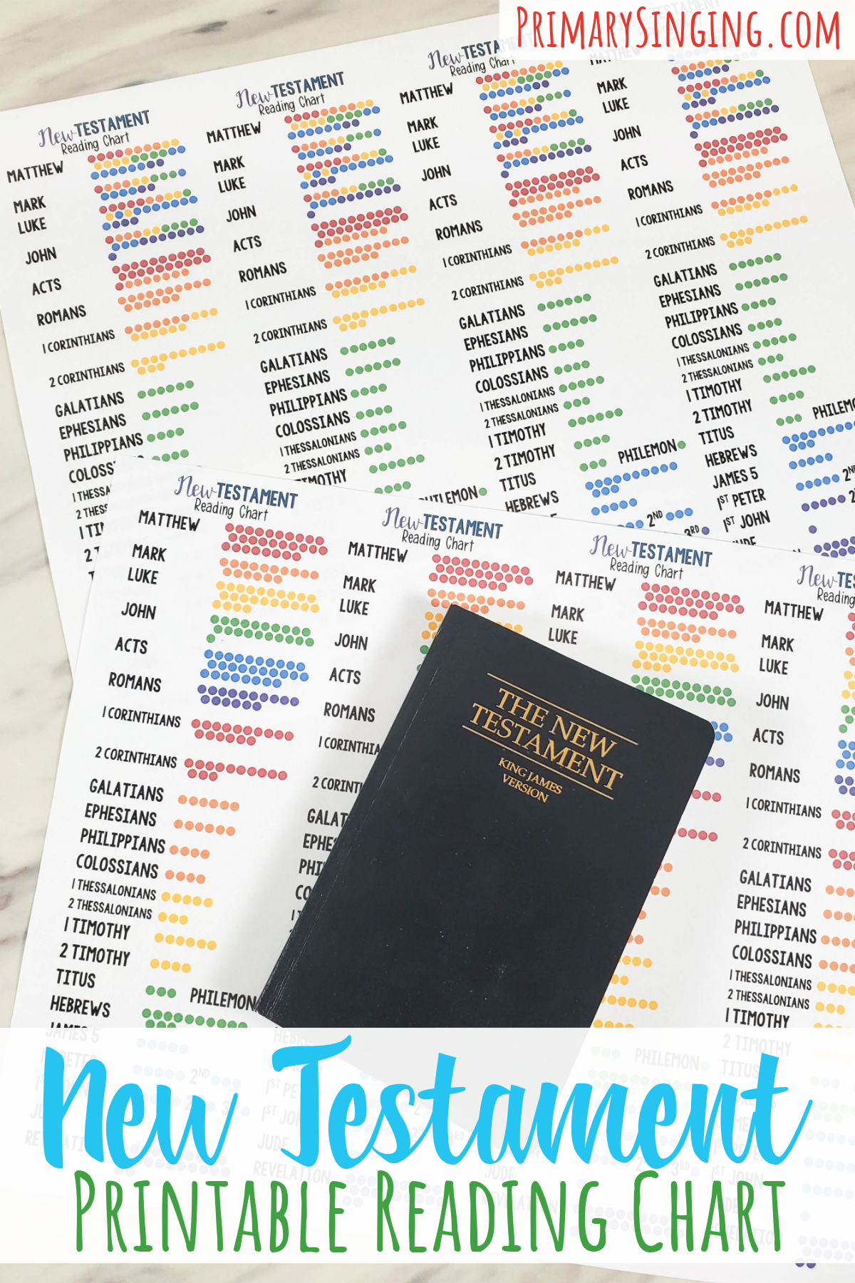 New Testament Reading Chart Bookmark Pdf - Primary Singing intended for Free Printable New Testament Reading Chart